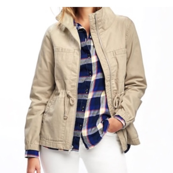 Old Navy Women’s Twill Field Jacket Size Small NWOT - Picture 6 of 9